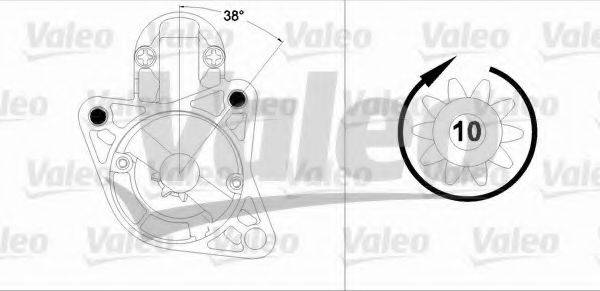 VALEO 458207 Стартер