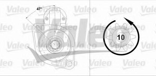 VALEO 458216 Стартер