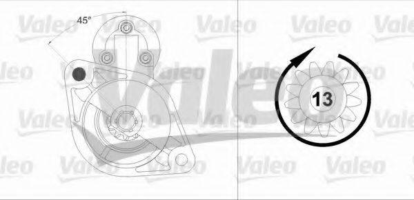 VALEO 458219 Стартер