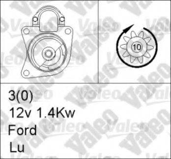 VALEO 455877 Стартер