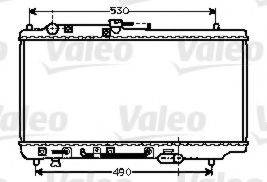 VALEO 734509 Радіатор, охолодження двигуна