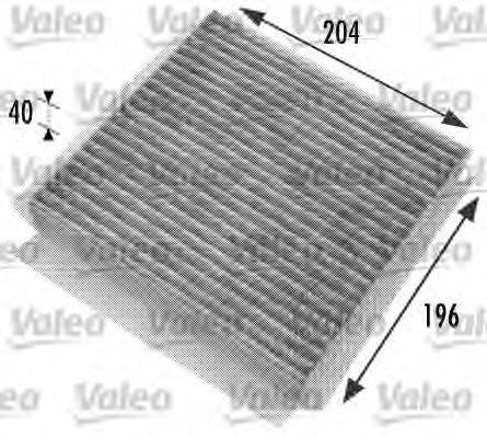 VALEO 698774 Фільтр, повітря у внутрішньому просторі