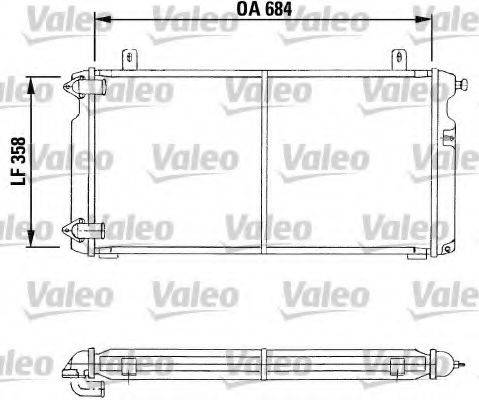 VALEO 730014 Радіатор, охолодження двигуна