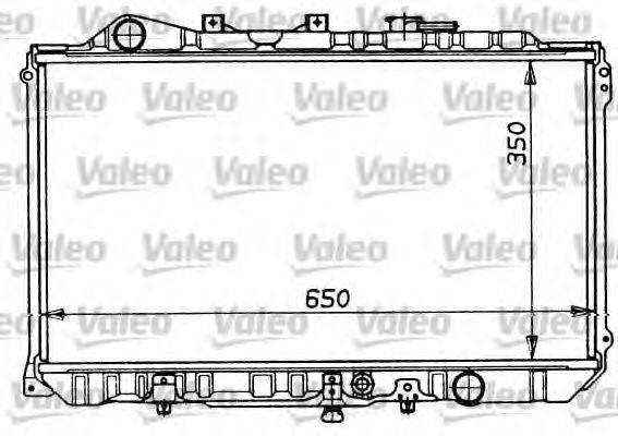 VALEO 730268 Радіатор, охолодження двигуна