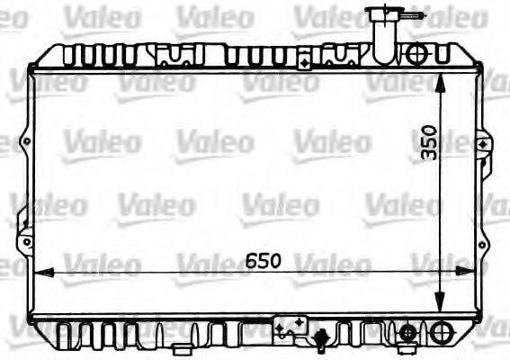 VALEO 730316 Радіатор, охолодження двигуна