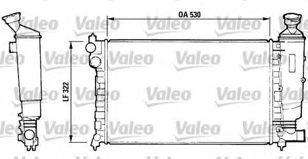 VALEO 730368 Радіатор, охолодження двигуна