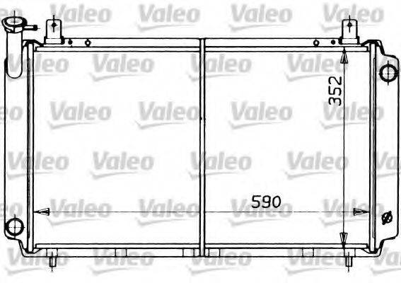 VALEO 730407 Радіатор, охолодження двигуна