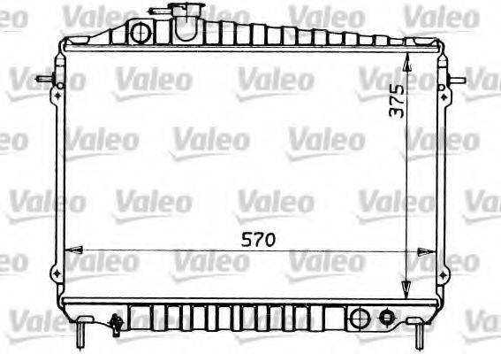 VALEO 730421 Радіатор, охолодження двигуна