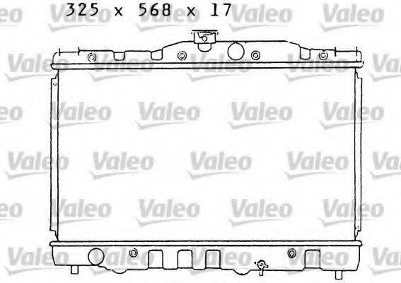 VALEO 730467 Радіатор, охолодження двигуна