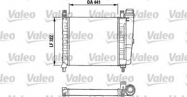 VALEO 730990 Радіатор, охолодження двигуна