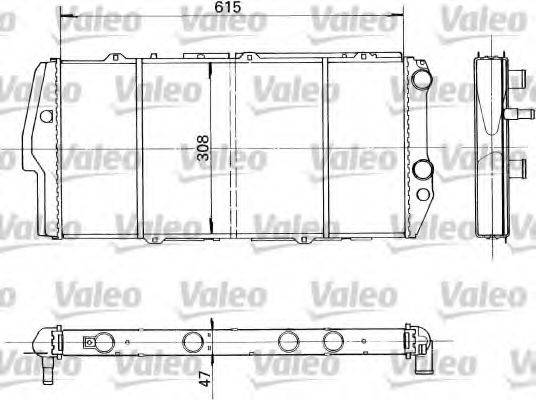 VALEO 730992 Радіатор, охолодження двигуна