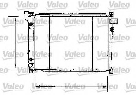 VALEO 731088 Радіатор, охолодження двигуна