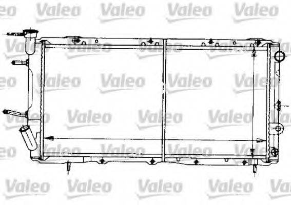 VALEO 731155 Радіатор, охолодження двигуна