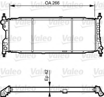 VALEO 731179 Радіатор, охолодження двигуна