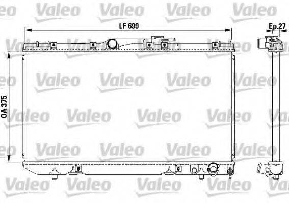 VALEO 731569 Радіатор, охолодження двигуна