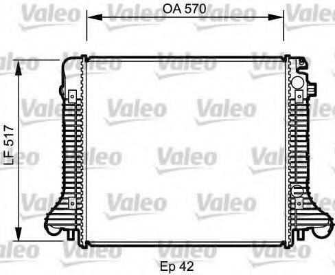 VALEO 732304 Радіатор, охолодження двигуна