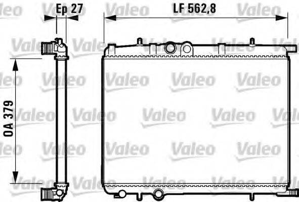 VALEO 732909 Радіатор, охолодження двигуна