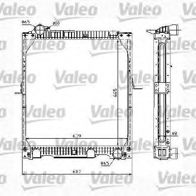 VALEO 732986 Радіатор, охолодження двигуна