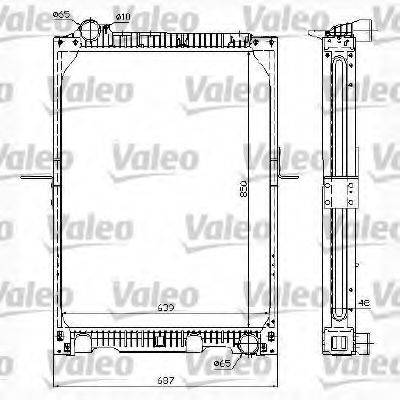 VALEO 732989 Радіатор, охолодження двигуна