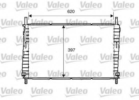 VALEO 734287 Радіатор, охолодження двигуна