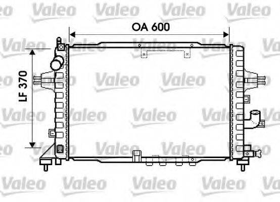 VALEO 734383 Радіатор, охолодження двигуна