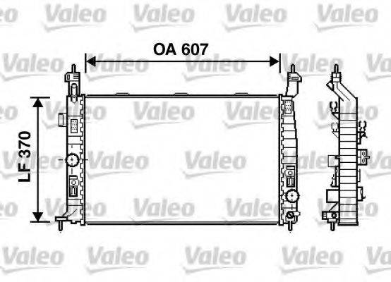 VALEO 734385 Радіатор, охолодження двигуна