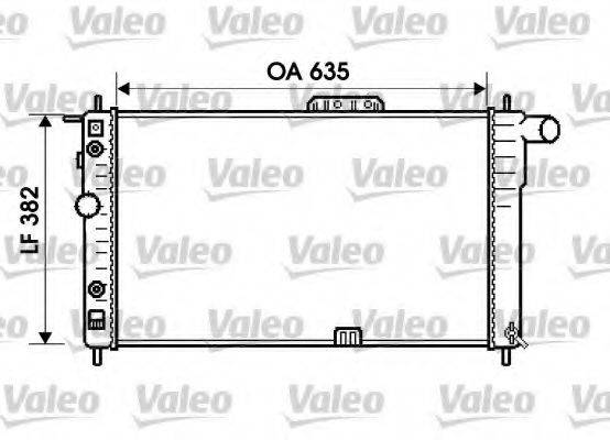 VALEO 734596 Радіатор, охолодження двигуна