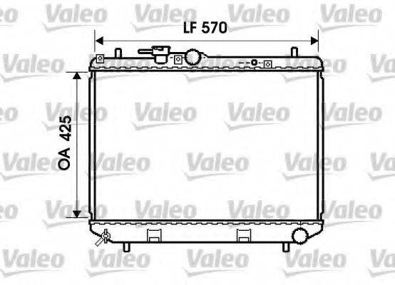 VALEO 734865 Радіатор, охолодження двигуна