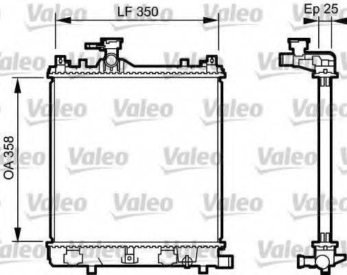 VALEO 734917 Радіатор, охолодження двигуна