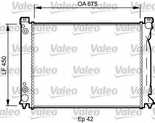 VALEO 735030 Радіатор, охолодження двигуна