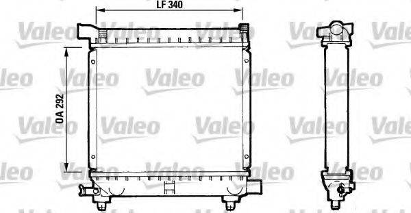 VALEO 810869 Радіатор, охолодження двигуна