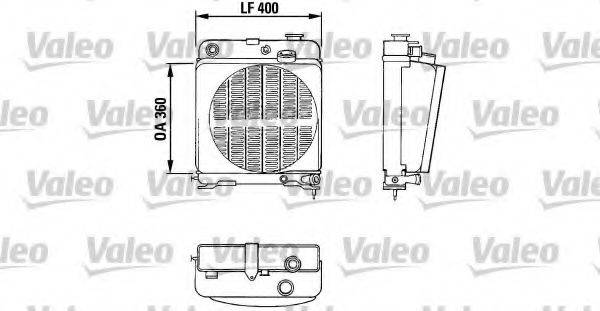 VALEO 810878 Радіатор, охолодження двигуна