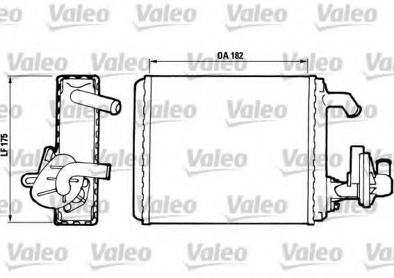 VALEO 811065 Теплообмінник, опалення салону