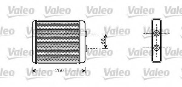 VALEO 812284 Теплообмінник, опалення салону