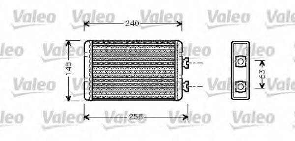 VALEO 812318 Теплообмінник, опалення салону