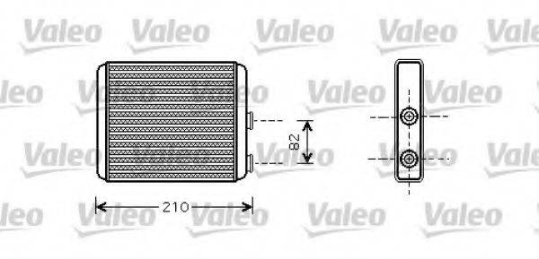 VALEO 812363 Теплообмінник, опалення салону