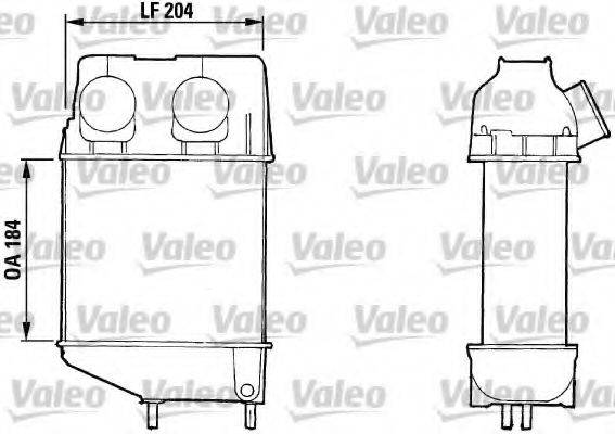 VALEO 816606 Інтеркулер