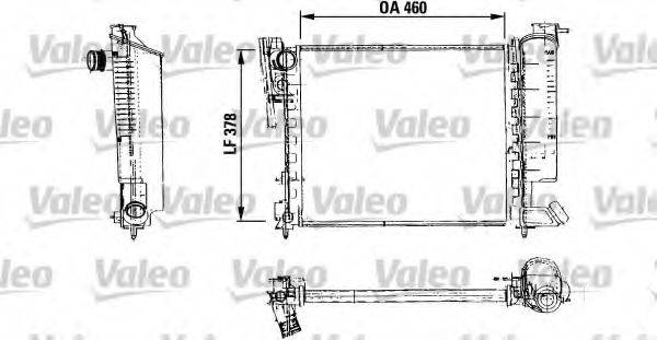 VALEO 816715 Радіатор, охолодження двигуна