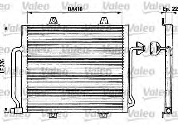 VALEO 816864 Конденсатор, кондиціонер