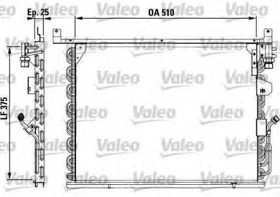 VALEO 816878 Конденсатор, кондиціонер