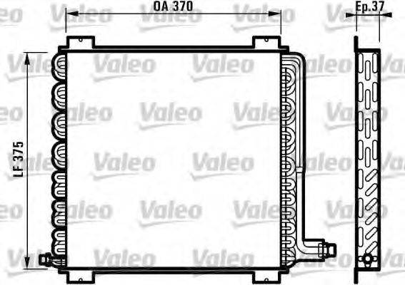 VALEO 816905 Конденсатор, кондиціонер