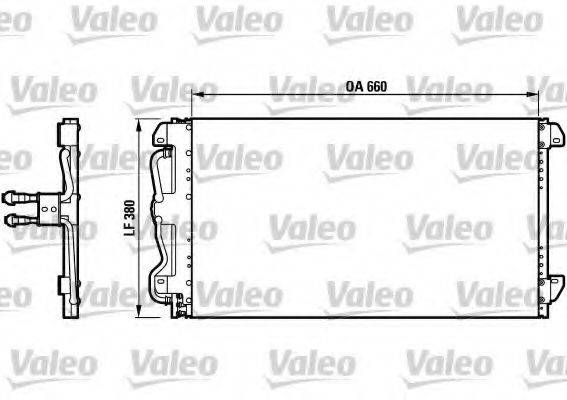 VALEO 816991 Конденсатор, кондиціонер