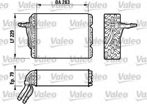 VALEO 817111 Випарник, кондиціонер