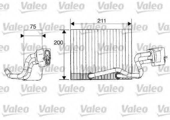 VALEO 817173 Випарник, кондиціонер