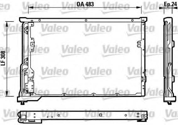 VALEO 817198 Конденсатор, кондиціонер