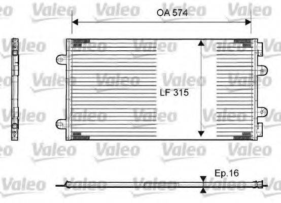 VALEO 817385 Конденсатор, кондиціонер