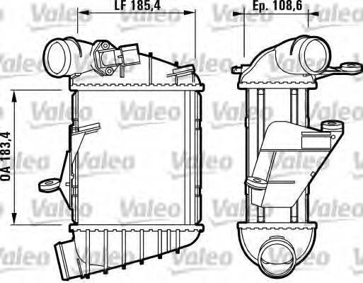 VALEO 817501 Інтеркулер