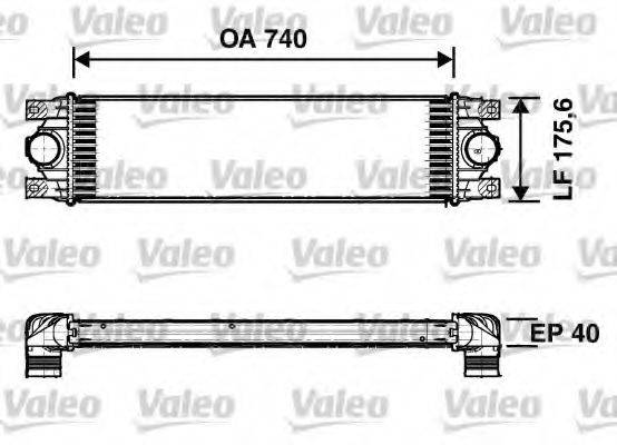 VALEO 817637 Інтеркулер