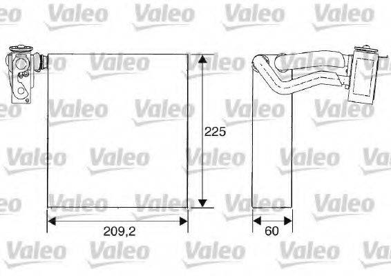 VALEO 817681 Випарник, кондиціонер