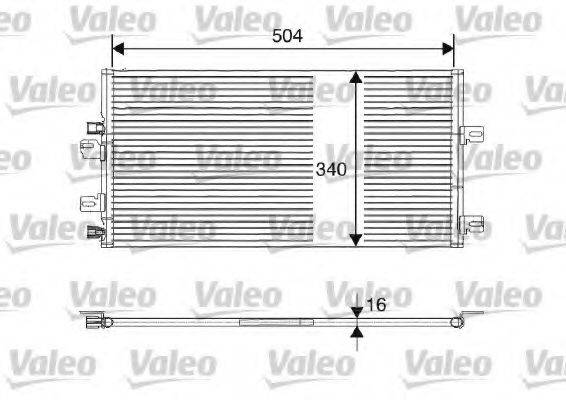 VALEO 817687 Конденсатор, кондиціонер